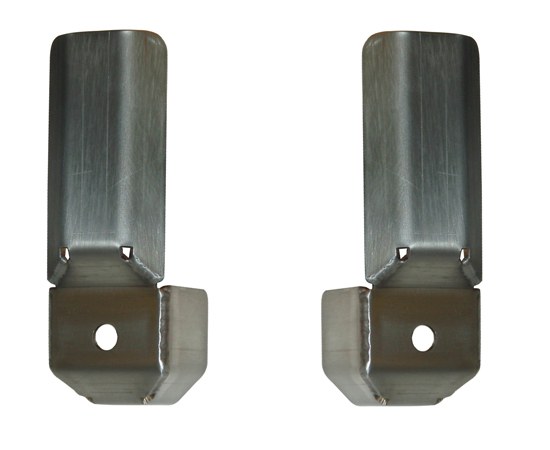 ICON Vehicle Dynamics Skid Plate, Shin Guard, Shock Mount, Raw, Stainless Steel – 56100