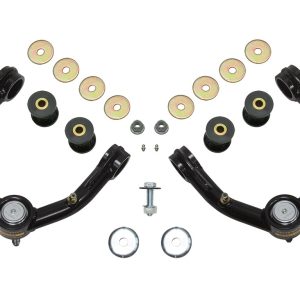 ICON Vehicle Dynamics Control Arm, Tubular, Non Adjustable, Black, Steel, Greaseable, Set of 2 – 58400DJ