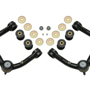 ICON Vehicle Dynamics Control Arm, Delta Joint, Tubular, Non Adjustable, Black, Steel, Greaseable, Set of 2 – 58451DJ