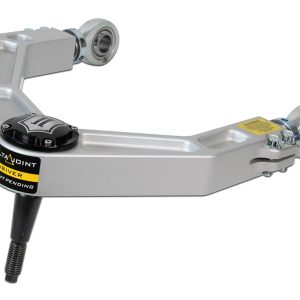 ICON Vehicle Dynamics Control Arm, Delta Joint, Boxed, Adjustable, Silver, Billet, Greaseable, Set of 2 – 58551DJ