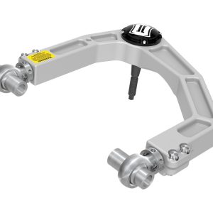 ICON Vehicle Dynamics Control Arm, Delta Joint, Boxed, Adjustable, Silver, Billet, Greaseable, Set of 2 – 58552DJ
