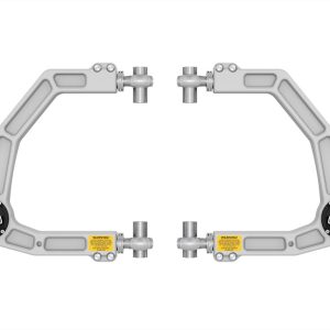 ICON Vehicle Dynamics Control Arm, Delta Joint, Boxed, Non Adjustable, Silver, Billet Aluminum, Non Greaseable, Set of 2 – 58561DJ