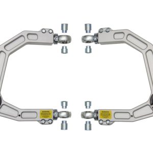 ICON Vehicle Dynamics Control Arm, Delta Joint, Boxed, Adjustable, Silver, Billet, Greaseable, Set of 2 – 58570DJ