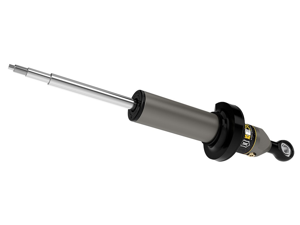 ICON Vehicle Dynamics Coil Over Shock Absorber, Non Adjustable Valving, 0 to 3 Inch Lift, Must Re-Use OE Coil Spring, Black/ Silver – 58671