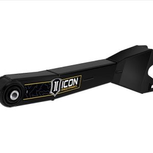 ICON Vehicle Dynamics Radius Arm, 0 to 3 Inch Lift, Adjustable Camber, Powder Coated, Black, Set of 2 – 64042