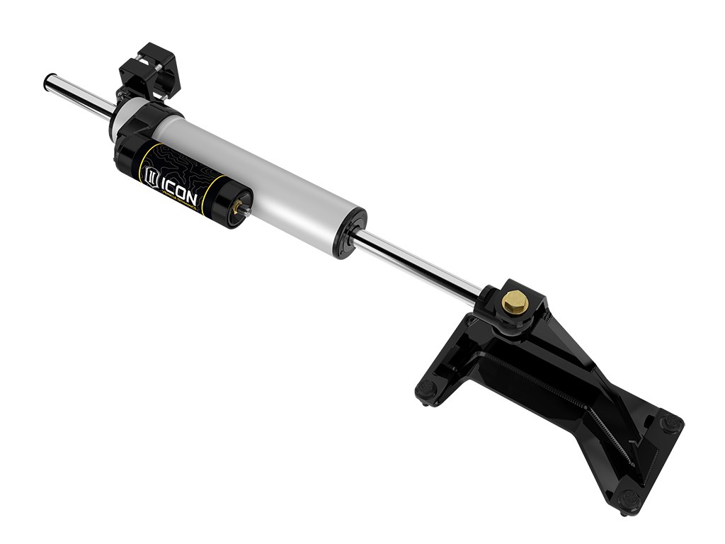ICON Vehicle Dynamics Steering Stabilizer, 2.5 Series, Single, Aluminum, With Brackets – 65052