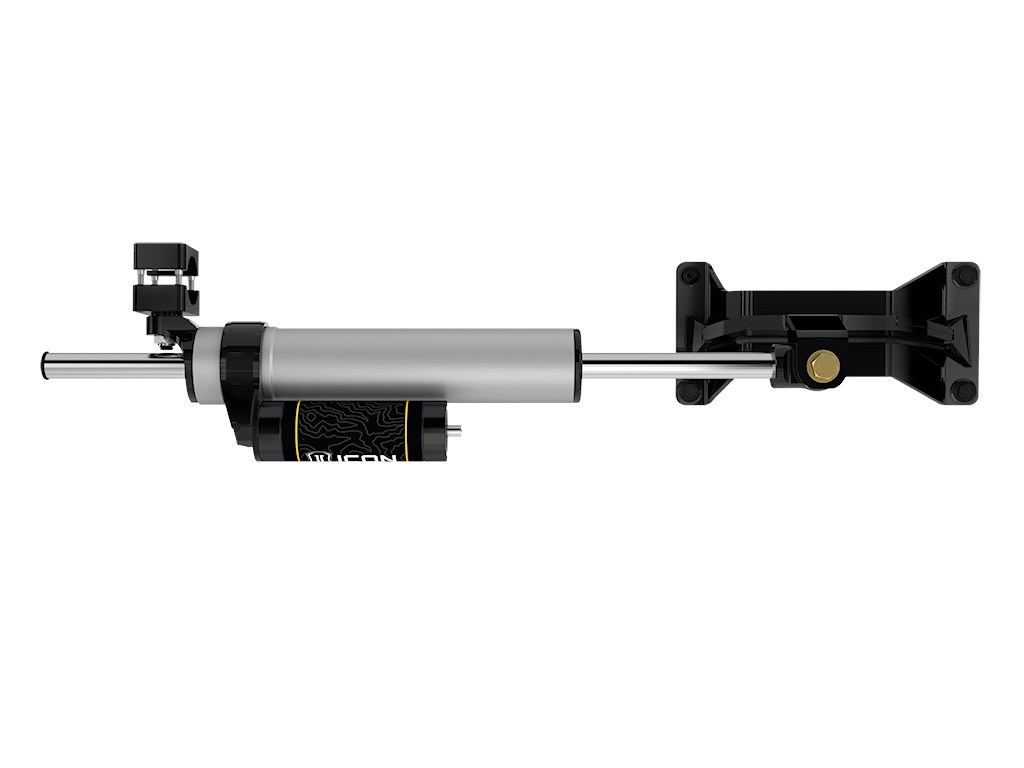 ICON Vehicle Dynamics Steering Stabilizer, 2.5 Series, Single, Aluminum, With Brackets – 65052