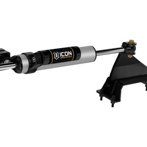 ICON Vehicle Dynamics Steering Stabilizer, 2.5 Series, Single, Aluminum, With Brackets – 65053