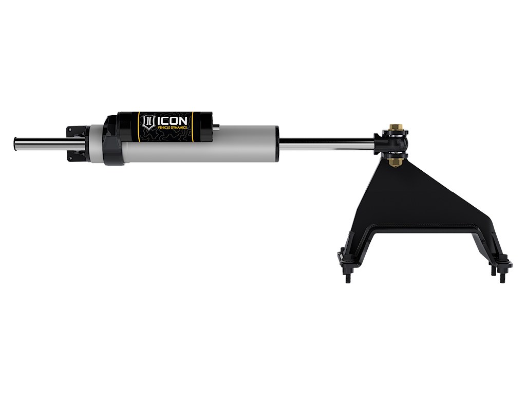 ICON Vehicle Dynamics Steering Stabilizer, 2.5 Series, Single, Aluminum, With Brackets – 65053