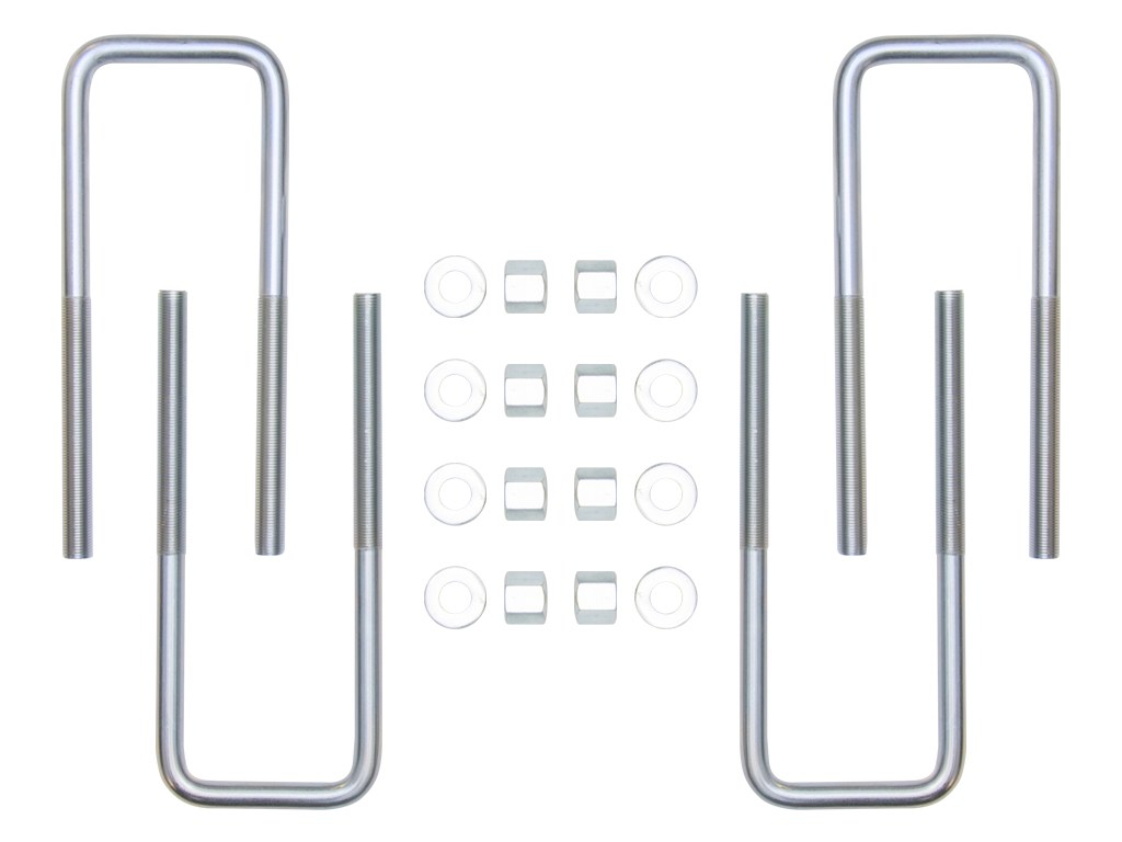 ICON Vehicle Dynamics Leaf Spring Axle U Bolt Kit, 9 Inch Length, Set of 4 Bolts/ 8 Nuts/ 8 Washers – 88700