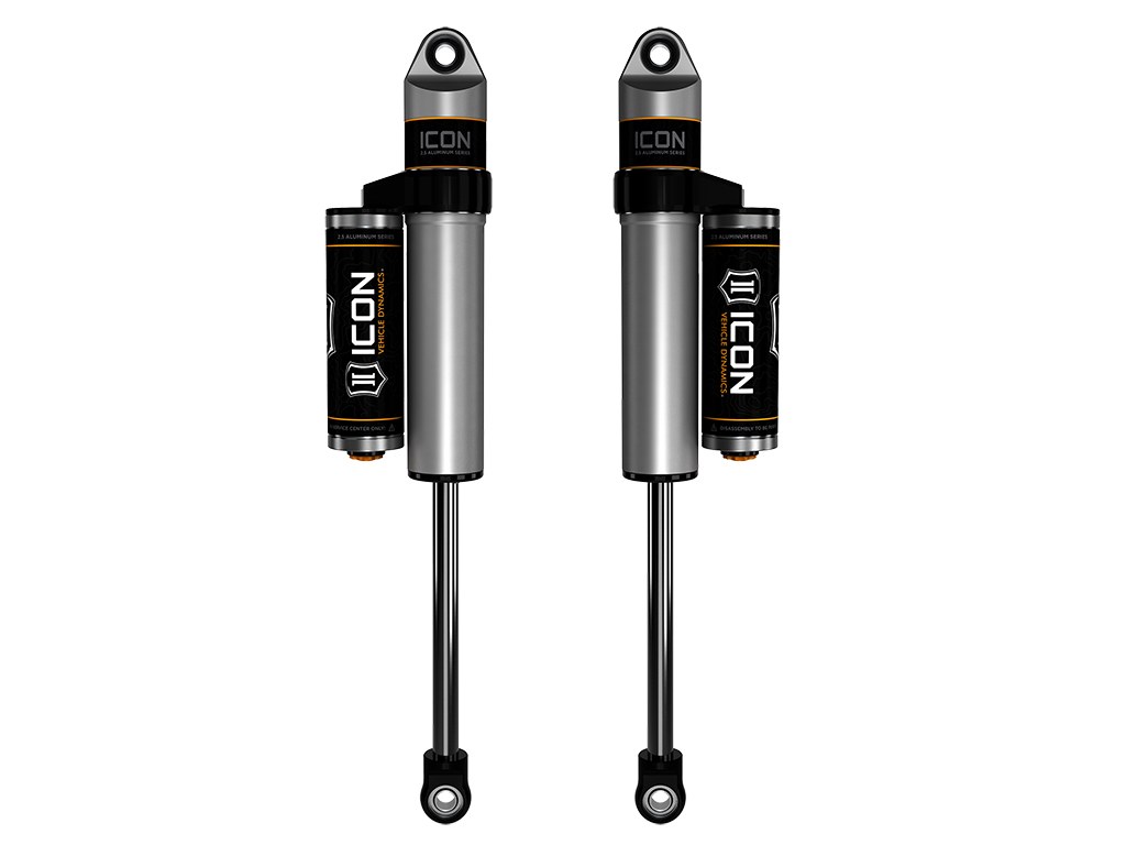 ICON Vehicle Dynamics Shock Absorber, Hydraulic, With Remote Reservoir, One Year Limited Warranty, Adjustable Valving, Without Shock Boots – 97730P