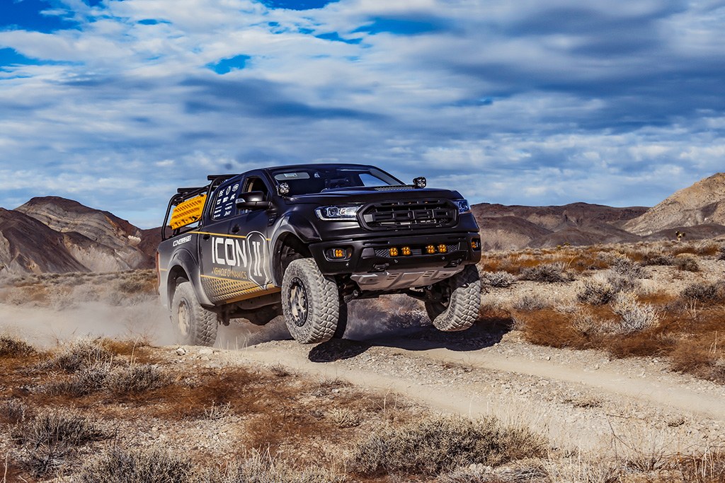 ICON Vehicle Dynamics Shock Absorber, Hydraulic, With Remote Reservoir, One Year Limited Warranty, Adjustable Valving, Without Shock Boots – 97730P