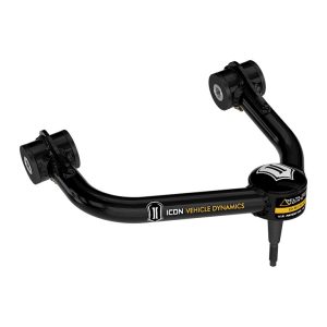 ICON Vehicle Dynamics Control Arm, Delta Joint, Tubular, Non Adjustable, Black, Steel, Greaseable, Set of 2 – 98522DJ