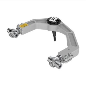 ICON Vehicle Dynamics Control Arm, Delta Joint, Boxed, Adjustable, Silver, Aluminum, Greaseable, Set of 2 – 98523DJ