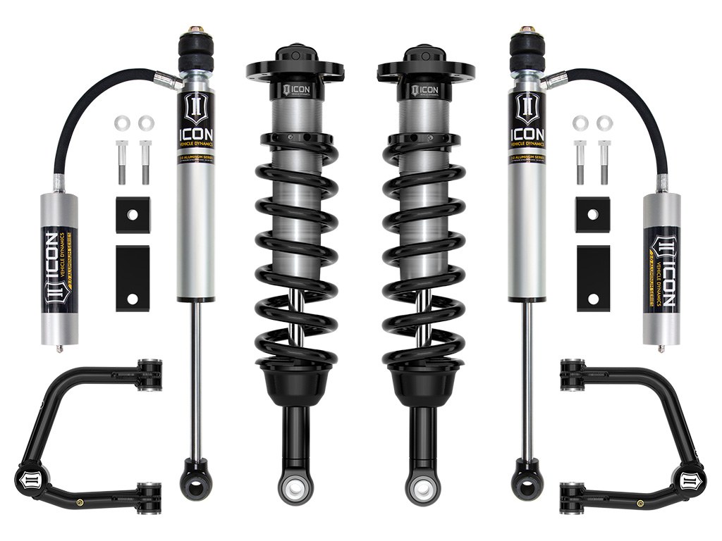 ICON Vehicle Dynamics Leveling Kit Suspension, Stage 5, 2 to 3-1/2 Inch Lift, Coil Over Shock Absorber – K53195T