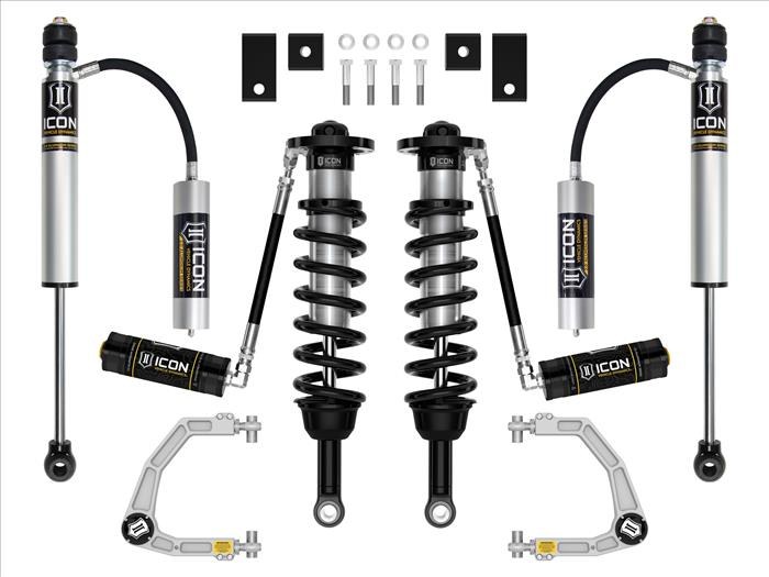 ICON Vehicle Dynamics Leveling Kit Suspension, Stage 6, 1-1/4 to 3-1/2 Inch Lift, Remote Reservoir Coil Over Shock Absorber – K53196