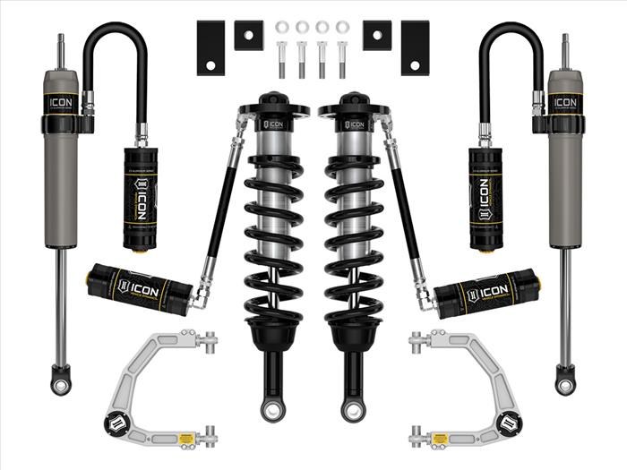 ICON Vehicle Dynamics Leveling Kit Suspension, Stage 7, 1-1/4 to 3-1/2 Inch Lift, Remote Reservoir Coil Over Shock Absorber – K53197