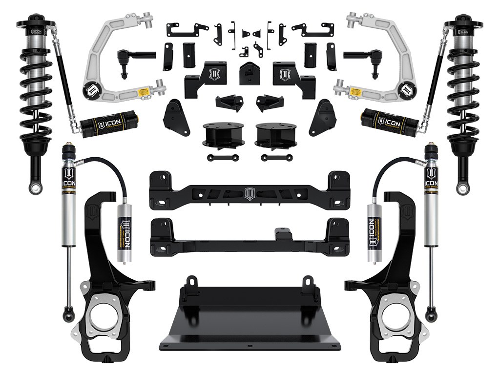 ICON Vehicle Dynamics Lift Kit Suspension, Stage 3, 6 Inch Front Lift, 6 Inch Rear Lift – K53273