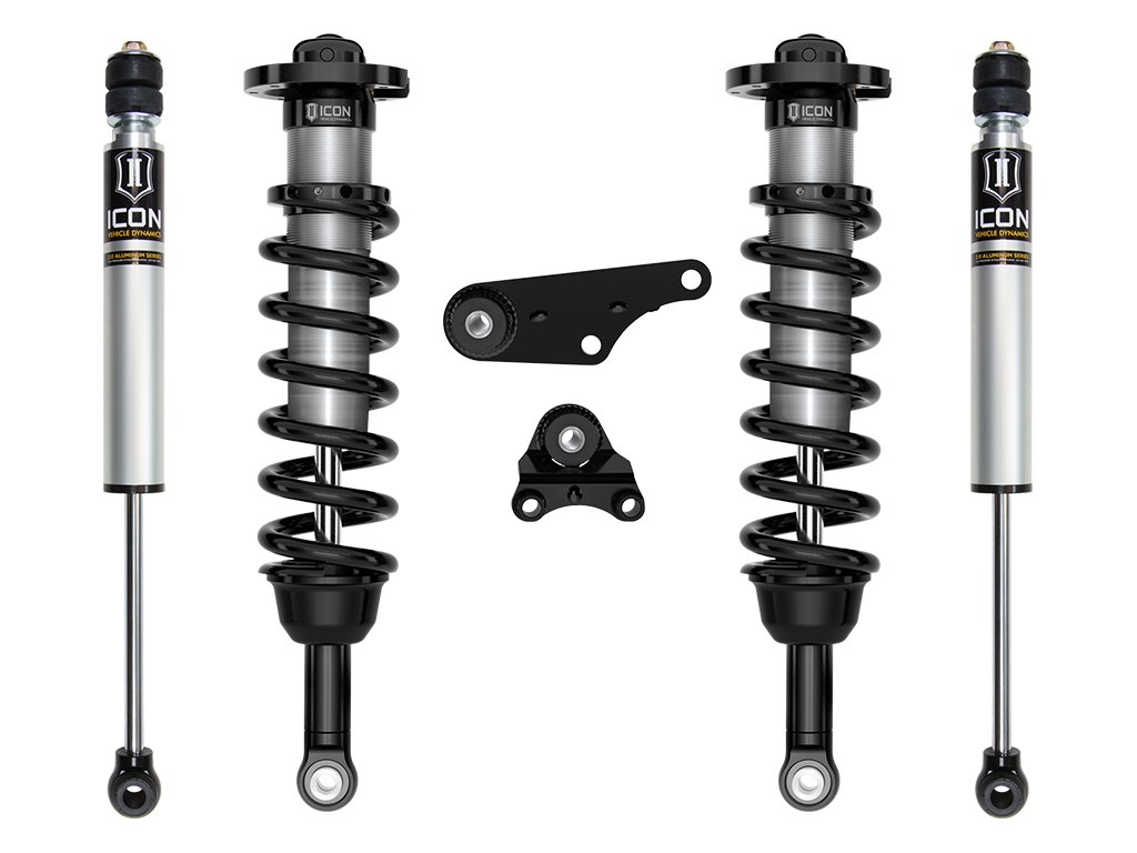 ICON Vehicle Dynamics Leveling Kit Suspension, Stage 1, 1-1/4 to 3 Inch Lift, Coil Over Shock Absorber – K53291