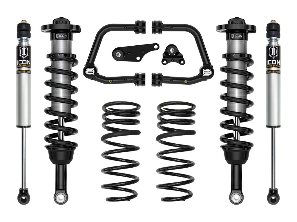 ICON Vehicle Dynamics Lift Kit Suspension, Stage 2, 1-1/4 to 3 Inch Front Lift, 1/2 Inch Rear Lift – K53292TS