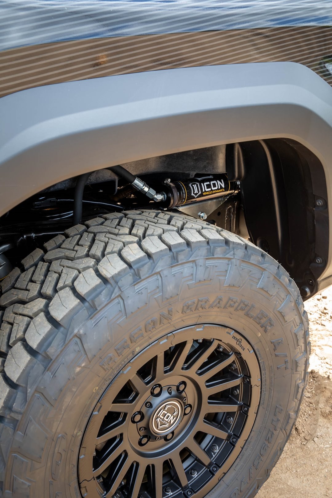 ICON Vehicle Dynamics Lift Kit Suspension, Stage 4, 1-1/4 to 3 Inch Front Lift, 1/2 Inch Rear Lift – K53294TS