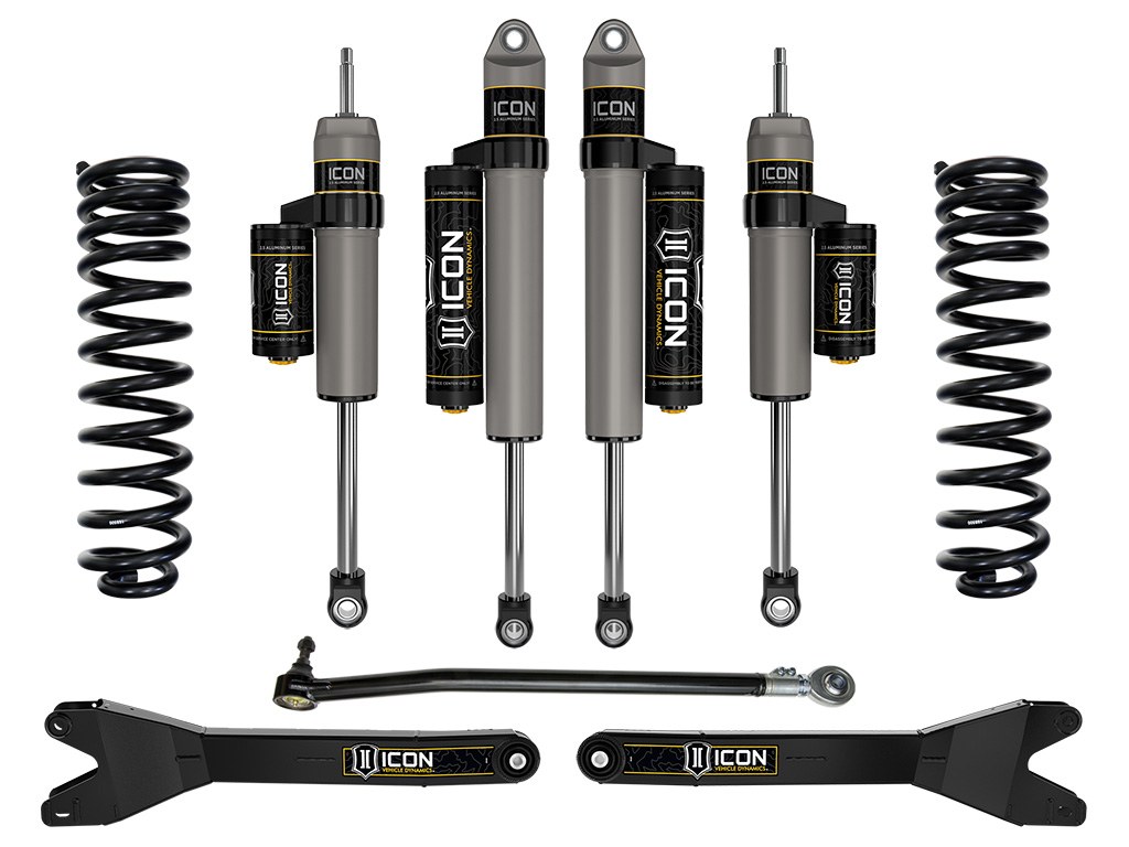 ICON Vehicle Dynamics Leveling Kit Suspension, Stage 3, 2-1/2 Inch Lift, Coil Spring – K62563R