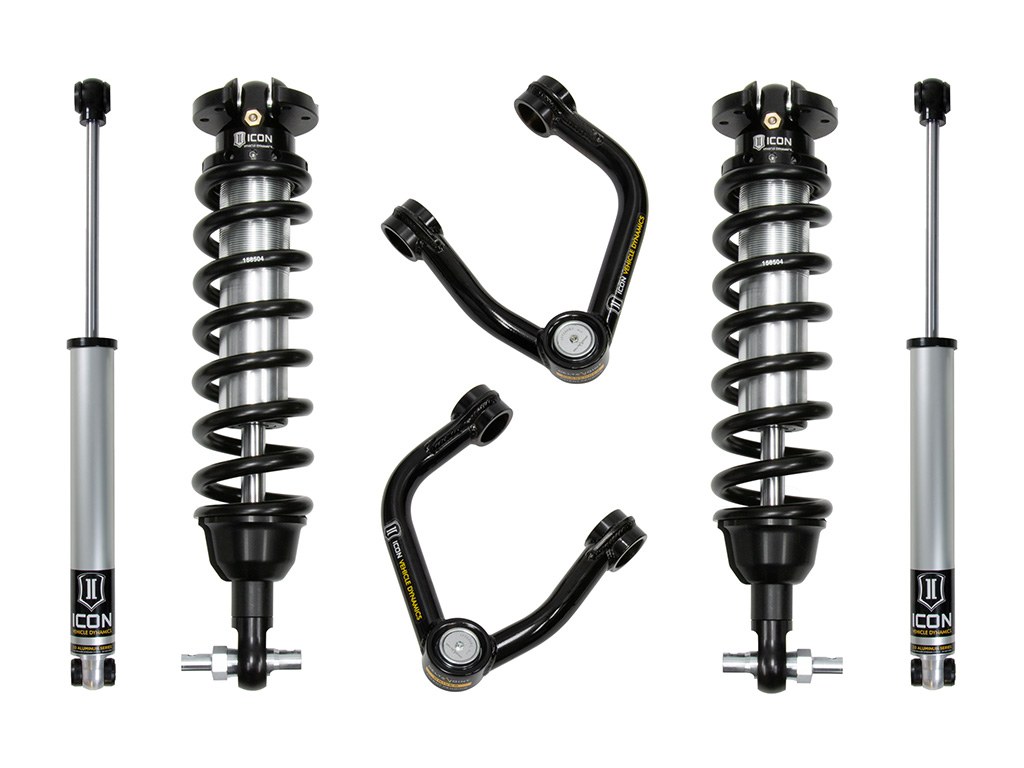 ICON Vehicle Dynamics Leveling Kit Suspension, Stage 2, 0 to 3-1/2 Inch Lift, Coil Over Shock Absorber – K93202TA