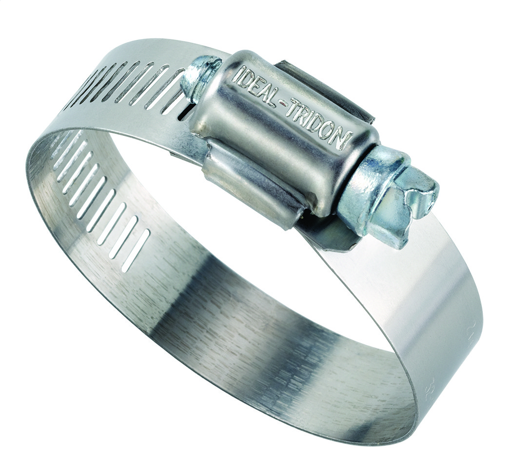 Ideal Divisn Hose Clamp, Hygear ® 50 Series, 3/8 Inch to 7/8 Inch Clamping Range, Worm Gear Style, Stainless Steel, Single – 5006051
