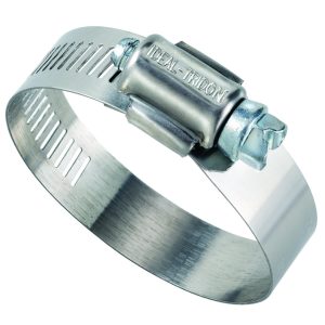 Ideal Divisn Hose Clamp, Hygear ® 50 Series, 1-5/16 Inch to 2-1/4 Inch Clamping Range, Worm Gear Style, Stainless Steel, Single – 5028051