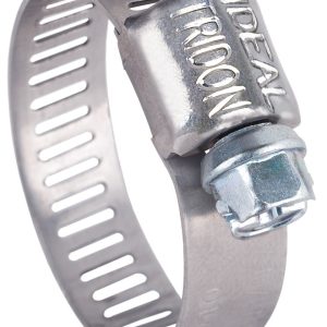 Ideal Divisn Hose Clamp, Microgear ® 52 Series, 1/4 Inch to 5/8 Inch Clamping Range, Worm Gear Style, 300 Stainless Steel, Single – 5202051