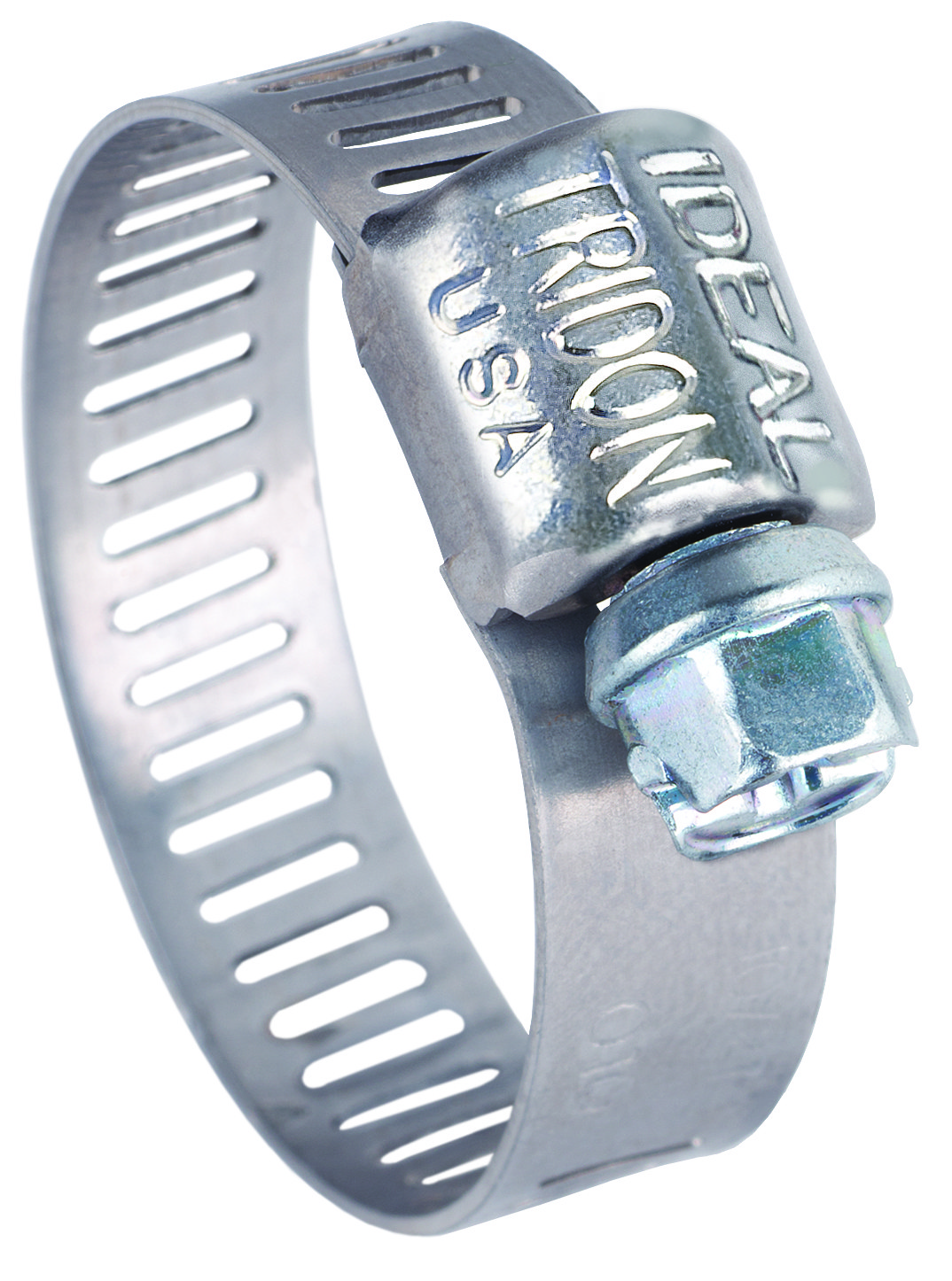 Ideal Divisn Hose Clamp, Microgear ® 62P Series, 5/16 Inch to 7/8 Inch Clamping Range, Worm Gear Style, Stainless Steel, Single – 6206051