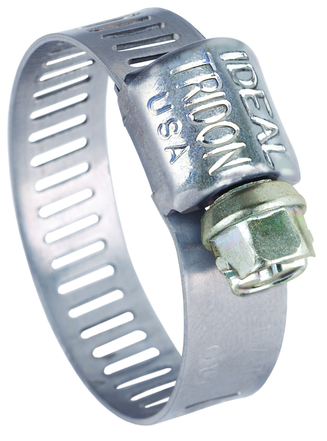 Ideal Divisn Hose Clamp, Microgear ® 62M Series, 5/16 Inch to 7/8 Inch Clamping Range, Worm Gear Style, Stainless Steel, Single – 6260651