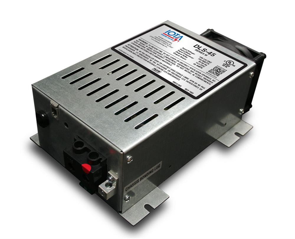 Iota Power Converter, Dls Series, Converts 108 to 132 Volt AC to 13.6 Volt DC, 600 Continuous Watts, 45 Amps Continuous Output – DLS-45/IQ4