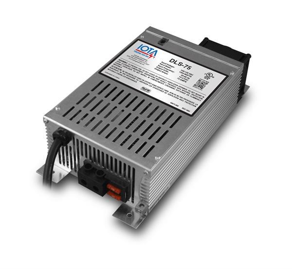 Iota Power Converter, Dls Series, Converts 108 to 132 Volt AC to 13.6 Volt DC, 1000 Continuous Watt, 75 Amp Continuous Output – 274ETS