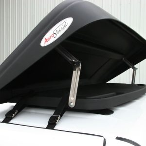 ICON Vehicle Dynamics Air Deflector, Aeroshield, 48 Inch Width X 22 Inch Height, Black, Includes Mounting Hooks #2/ #6/ #8/ #9 – 01216