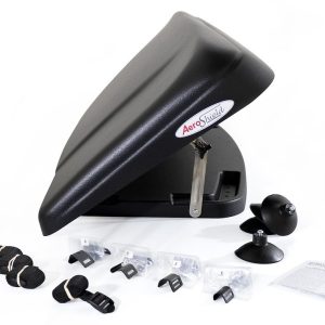 ICON Vehicle Dynamics Air Deflector, Aeroshield, 56 Inch Width X 22 Inch Height, Black, Includes Mounting Hooks #2/ #6/ #8/ #9 – 01217