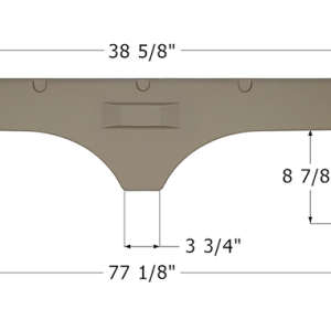 ICON Vehicle Dynamics Fender Skirt, Tandem Axle – 01473