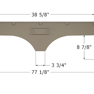 ICON Vehicle Dynamics Fender Skirt, Tandem Axle – 01531