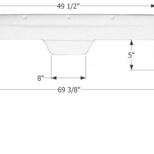 ICON Vehicle Dynamics Fender Skirt, Tandem Axle, Fits Various Fleetwood Brands Including Wilderness/ Prowler – 01612