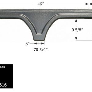 ICON Vehicle Dynamics Fender Skirt, Tandem Axle – 01616