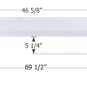 ICON Vehicle Dynamics Fender Skirt, Tandem Axle, Fits Various Fleetwood Brands Including Wilderness/ Prowler – 01627