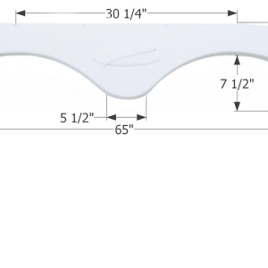 ICON Vehicle Dynamics Fender Skirt, Tandem Axle, Vehicle Fitment: Various R-Vision Trail-Lite/ Trail-Cruiser/ Trail-Sport Models – 01638
