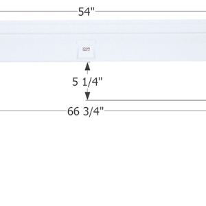 ICON Vehicle Dynamics Fender Skirt, Tandem Axle, Vehicle Fitment: Certain Thor Komfort Models, 66-3/4 Inch Length X 11-1/4 Inch Height – 12171