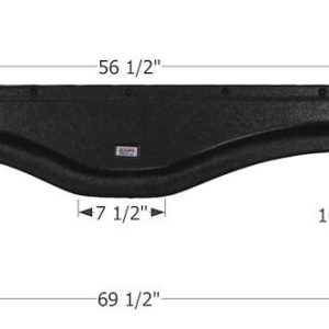 ICON Vehicle Dynamics Fender Skirt, Tandem Axle, Fits Various Northwood Brands Including Arctic Fox – 12292