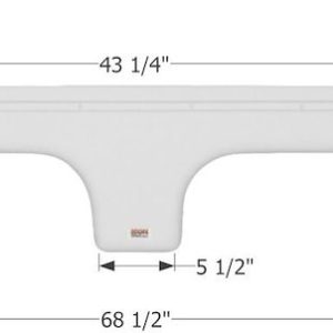 ICON Vehicle Dynamics Fender Skirt, Triple Axle, Fits Various Triple E Brands Including Topaz – 12294
