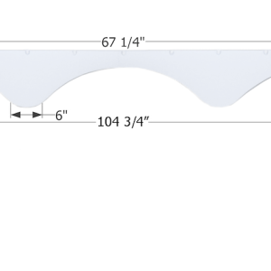 ICON Vehicle Dynamics Fender Skirt, Triple Axle – 12327
