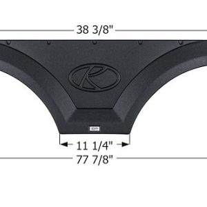 ICON Vehicle Dynamics Fender Skirt, Tandem Axle, Fits Various Keystone Brands Including Passport/ Premier/ Bullet – 12410