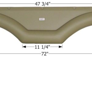 ICON Vehicle Dynamics Fender Skirt, Tandem Axle – 12557