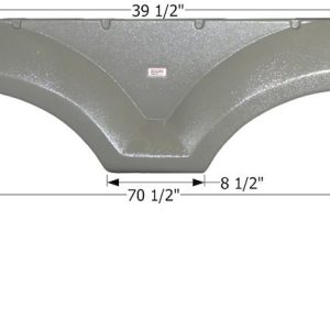 ICON Vehicle Dynamics Fender Skirt, Fits All Chaparrals with 15 Inch Wheels Around 2012 and 2013 Model Years – 12597