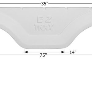 ICON Vehicle Dynamics Fender Skirt, Fits Various Keystone Brands Including Hornet, “ez Trax” Embossed IN the Middle – 12603